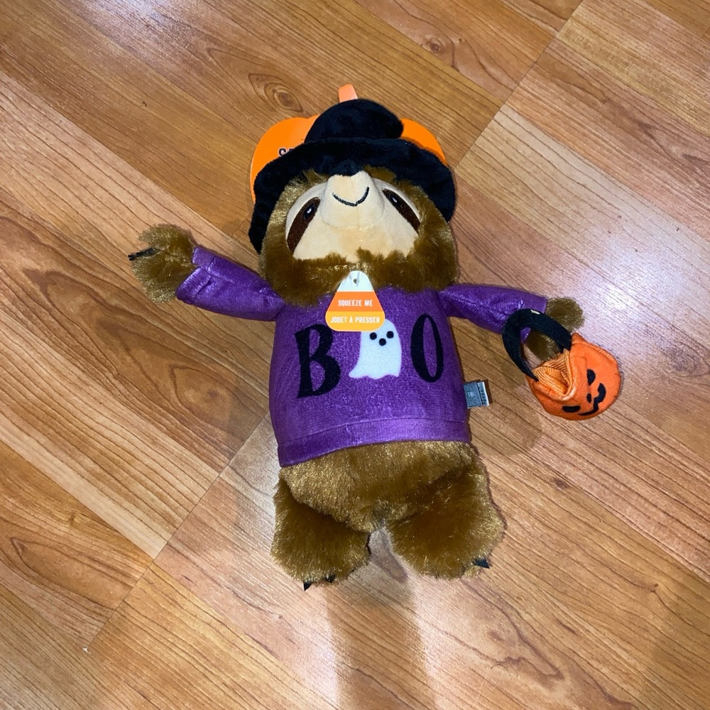 - Beutiful Colors Sloth With Squeaker Who Ghost There 11”